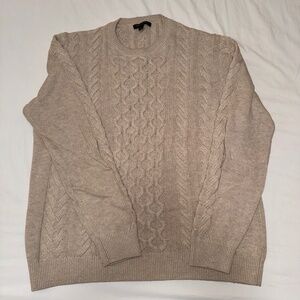 Banana Republic Cable Knit Oatmeal Sweater